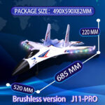 ⁦Rc Airplane Water Land And Air J11-Pro Remote Control Aircraft Brushless 6-CH⁩ - الصورة ⁦4⁩