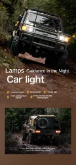 ⁦MN82-S LC79 1/12 Full Scale Rc Pickup Truck Four-Wheel Drive Climbing Car Off-Road Vehicle Toys⁩ - الصورة ⁦6⁩