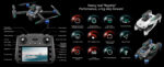 ⁦S159 UAV HD RC Drone GPS Positioning Obstacle Avoidance Quadcopter with remote screen⁩ - الصورة ⁦5⁩