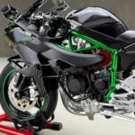 ⁦1:6 Kawasaki H2R Bootable Sprayable Dynamic Alloy Metal Diecast Motorcycle Model Sound & Light Collectibles Hobbies⁩ - الصورة ⁦2⁩