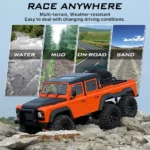 ⁦Austar Hobby Defender 6WD RC Rock Crawler Car 6x6 30KM/H 2.4Ghz 1/10 Remote Control Truck⁩ - الصورة ⁦2⁩