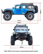 ⁦YIKONG YK4102 PRO 4WD RC Car 1/10 Off-road Rock Crawler with High/low Differential Lock Original LED Lights⁩ - الصورة ⁦5⁩