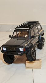 ⁦YIKONG YK4107 Green 1/10 4WD RC Car Rock Crawler Two Speed Differential Lock LCG Chassis Tank Turn LED Lights Off-Road Climbing Truck⁩ - الصورة ⁦4⁩