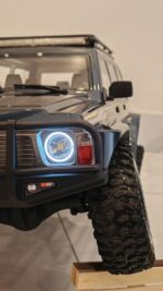 ⁦YIKONG YK4107 Green 1/10 4WD RC Car Rock Crawler Two Speed Differential Lock LCG Chassis Tank Turn LED Lights Off-Road Climbing Truck⁩ - الصورة ⁦5⁩