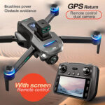⁦S159 UAV HD RC Drone GPS Positioning Obstacle Avoidance Quadcopter with remote screen⁩ - الصورة ⁦2⁩