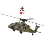 Wltoys K170 UH-60L 2.4G 4CH 6-Axis Gyro Brushless Motor Military Green RC Helicopter RTF And XK K170
