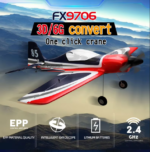 Glider FX9706 550mm Wingspan 6CH Built-in Gyro 3D/6G Switchable EPP RC Airplane RTF Compatible DSM SBUS
