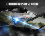 ⁦VOLANTEXRC Brushless 4CH RC Plane Corsair F4U 500mm 76803 2.4GHz Remote Control Airplane Fighter RTF with 6-Axis Gyro⁩ - الصورة ⁦2⁩