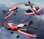 ⁦Glider FX9706 550mm Wingspan 6CH Built-in Gyro 3D/6G Switchable EPP RC Airplane RTF Compatible DSM SBUS⁩ - الصورة ⁦4⁩