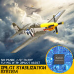 ⁦VOLANTEXRC P-51 Mustang 500mm RTF RC Warbirds Airplane Brushless 4CH w/ Gyro Stabilizer-76802⁩ - الصورة ⁦5⁩