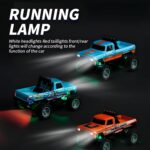 ⁦Mini Rc Monster Truck, 1:64 Scale Monster Truck RC Car with Lights, Mini Monster Truck Rc Car with Trailer⁩ - الصورة ⁦8⁩