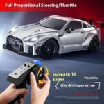 ⁦MN-268 1:16 RC Drift Car – RWD GTR R35 with Gyro, LED Lights⁩ - الصورة ⁦5⁩