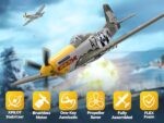 VOLANTEXRC P-51 Mustang 500mm RTF RC Warbirds Airplane Brushless 4CH w/ Gyro Stabilizer-76802
