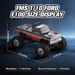 ⁦FMS 1:10 Ford F100 Monster Truck 2WD RTR / RS⁩ - الصورة ⁦3⁩