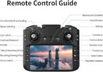 ⁦K200 Max Drone with 4.8-Inch Screen Controller, Brushless Motor, Optical Flow Positioning, with Black Outdoor Carrying Case.⁩ - الصورة ⁦6⁩