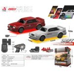 ⁦Whoosh BMW E30 1/43 RC Drift Car with Gyro – 4WD Mini Drift Car⁩ - الصورة ⁦4⁩