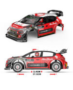 ⁦MJX HYPER GO 7303 WRC C3 4WD RC Car 1/7 2.4G 3CH Brushless High Speed Drift Rally⁩ - الصورة ⁦5⁩