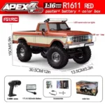 ⁦1/16 RC Pickup Truck, 4WD 15KM/H High Speed RC Off Road Crawler with LED Lights (HB-R16)⁩ - الصورة ⁦2⁩